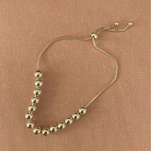 Silver Beaded Bracelet